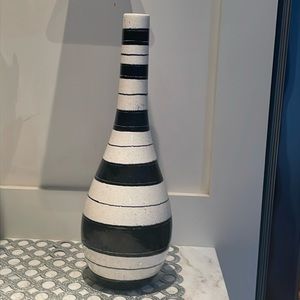 CB2 Large Striped Vase​​